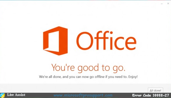microsoft support for 30088-27