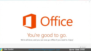 Office 365 Error Code 30125-1011 (404)