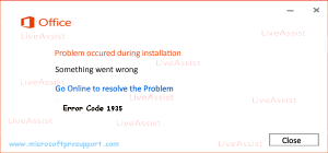Error Code 1935