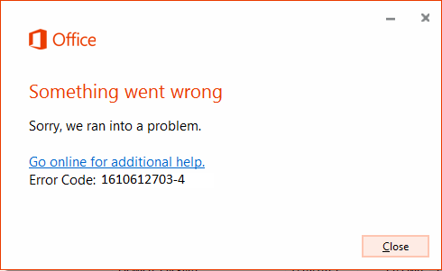 error code 1610612703-4